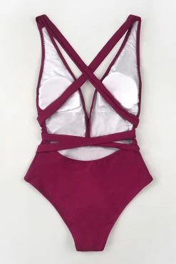 Best Sale ✔️ Cupshe Red Deep V-neck One Piece 🩱 Swimsuit 😍 -Cupshe Online Shop 2 fc13639e aae6 49f7 bab2 9e79f9205953