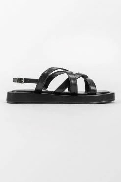 Hot Sale 👍 Cupshe Vineyards Black Crisscross Strap Ankle Buckle Sandals ⭐ -Cupshe Online Shop 3 0237f0ad ced6 44a9 a886 abc6a37a294d