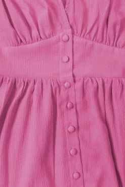 Outlet 😀 Cupshe Aubriella Front Button V-neck Ruching Maxi 👗 Dress 🧨 -Cupshe Online Shop 3 22906b1e f351 441d 967d 0bb08d28ec09