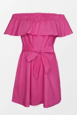 Best Sale ⌛ Cupshe Marlene Pink Ruffle Off Shoulder Tie Waist 👗 Dress ⭐ -Cupshe Online Shop 3 2 0251d7a3 75f2 4221 b87e b4f5e1329b44