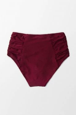 Discount 🧨 Cupshe Saige Ruched High Waisted Plus Size 👙 Bikini Bottom 😍 -Cupshe Online Shop 3 3567e106 5300 47d1 b859 23e180831e23