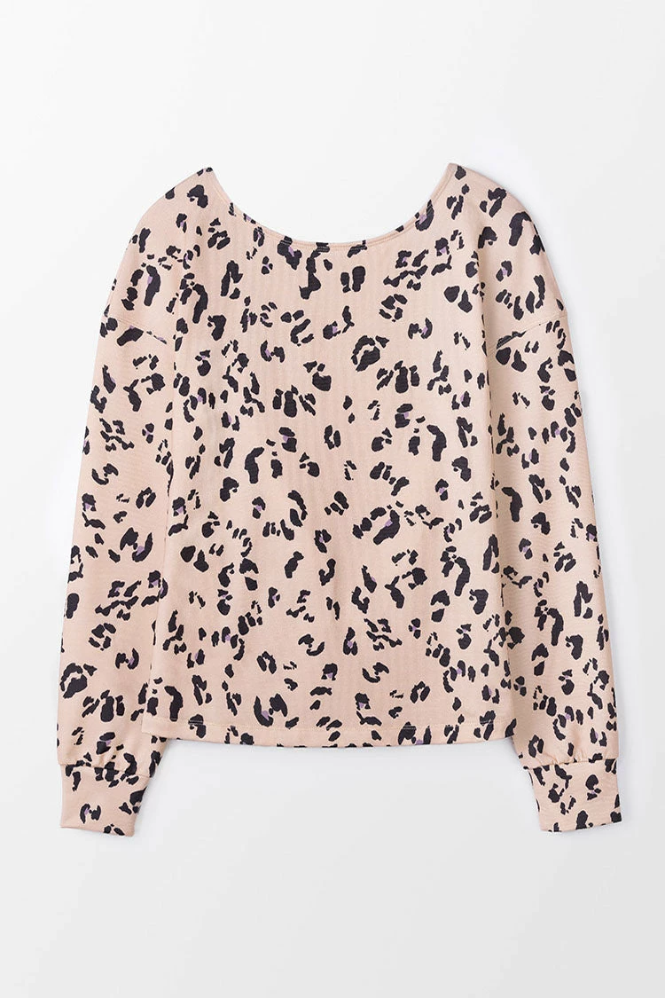 Buy 🔔 Cupshe Urban Jungle Leopard Drop Shoulder Sweatshirt 🌟 3 Buy 🔔 Cupshe Urban Jungle Leopard Drop Shoulder Sweatshirt 🌟 - Image 3