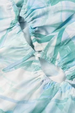 Outlet 🌟 Cupshe Taryn Marble Print Elastic Cut-out Waist 👗 Dress 💯 -Cupshe Online Shop 3 3 13022d29 633c 411b 8f9a fe835626a600