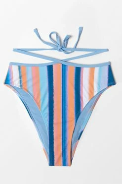 Coupon ✨ Cupshe Waterfront Stripe Strappy High Waist Cheeky 👙 Bikini Bottom 🎁 -Cupshe Online Shop 3 3 3a3db2c9 f8c9 484a 816f bc313a3f9e5c