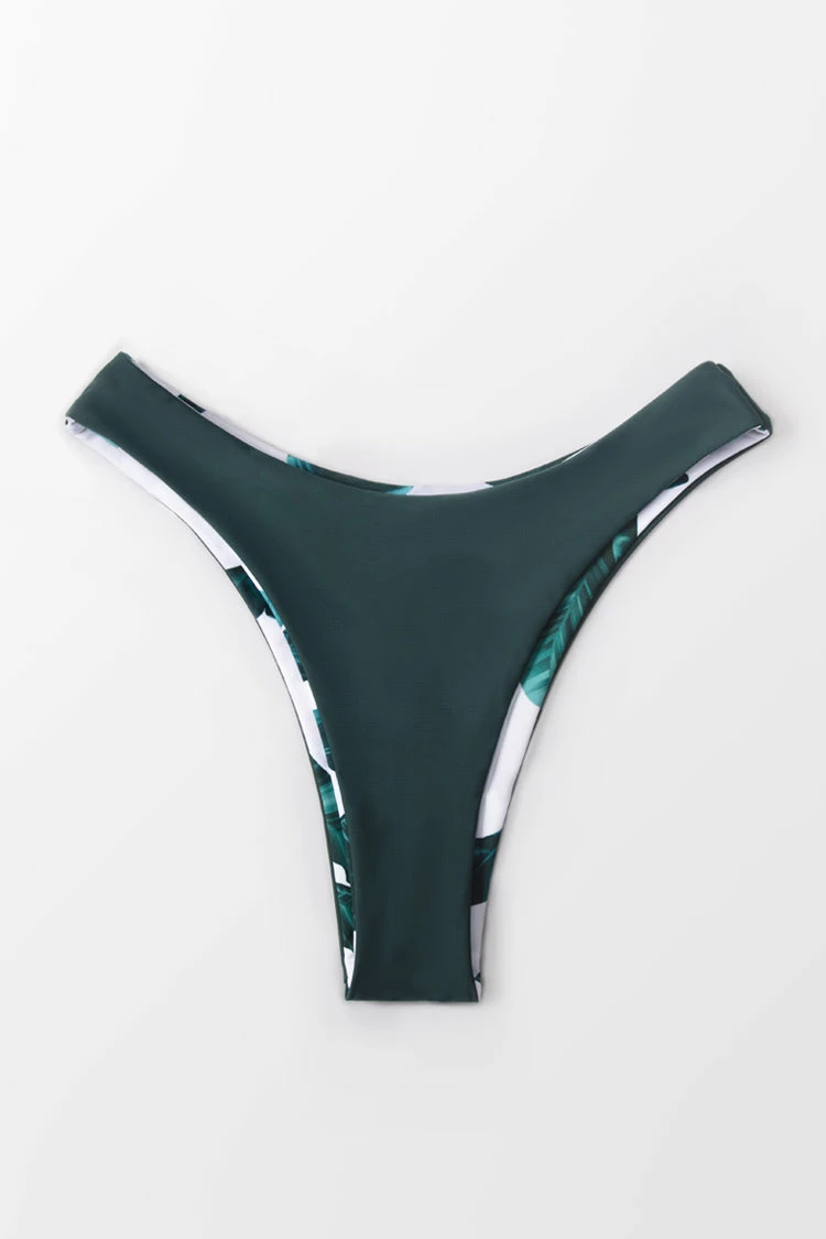 Best Pirce 𧨠Cupshe Leafy Reversible High Cut π Bikini Bottom π 8 Best Pirce 𧨠Cupshe Leafy Reversible High Cut π Bikini Bottom π - Image 8