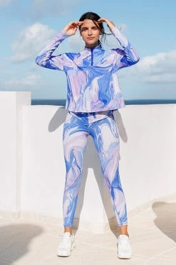 Outlet 💯 Cupshe Spring Fling Marble Zipper Front Sweatshirt 👍 -Cupshe Online Shop 3 3d07ada0 5eb7 452d b9e6 1151c7463ed2