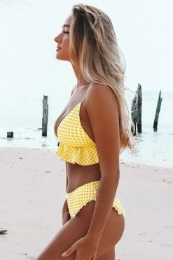 Deals ⌛ Cupshe Yellow Gingham Ruffle 👙 Bikini ❤️ -Cupshe Online Shop 3 4123f86d 619a 47ce aa73 e132f13ab926
