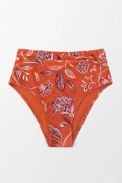 Coupon 😀 Cupshe Boho Impression Shirred High Waist 👙 Bikini Bottom 💯 -Cupshe Online Shop 3 51a07034 467c 4fd7 81e4 afd9c7028704