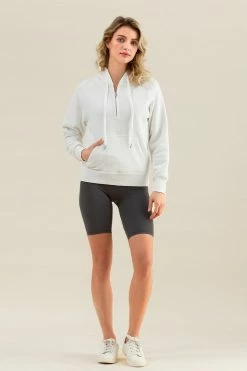 Hot Sale 🛒 Cupshe Snow Kiss White Half Zip Hoodie 🛒 -Cupshe Online Shop 3 5 7c5526d6 b6b0 4753 929f 5af8cf76bd8f