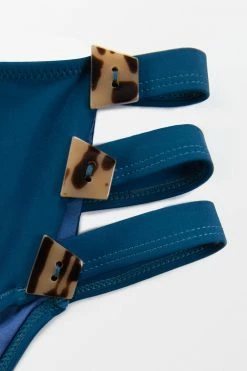 Flash Sale ⌛ Cupshe Navy Buttoned Strappy Mid Waisted 👙 Bikini 😍 -Cupshe Online Shop 3 6d5fddfa f128 46fc a55a a5c422d5d113