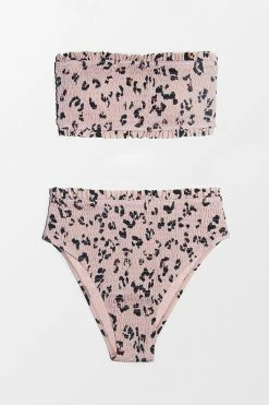 Outlet 👏 Cupshe Lesley Leopard Smocked Lace Up 👙 Bikini 💯 -Cupshe Online Shop 3 729b7a89 a860 4455 b3bd 6c5f4481c8e6