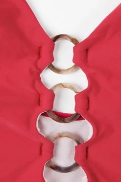 Brand new 🔥 Cupshe Joyful Retro Solid Ring Front One Piece 🩱 Swimsuit 😀 -Cupshe Online Shop 3 7358512e 8fd9 46e4 888d a92a93b56c1b