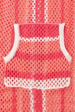 Cheapest 🎁 Cupshe Fernandina Stripe Crochet V-neck Cover Up 🎁 -Cupshe Online Shop 3 736a1966 eac4 4a36 89e0 425af43c9e7d