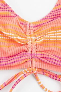 Promo 🔥 Cupshe Mercury Stripe Cinch Front Midkini And Classic Hipster Set 🔥 -Cupshe Online Shop 3 766de426 705d 4bd4 914e 9a865d465dc1