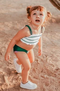 Best deal 😀 Cupshe Green Striped Smocked 👙 Bikini For Toddler Girls and Girls 👍 -Cupshe Online Shop 3 863409a1 1a8d 447a b5a6 f86bf1d71fc4