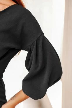 Brand new 🔥 Cupshe Chyna V-neck 3/4 Sleeve Tie Waist Tea Length 👗 Dress 👍 -Cupshe Online Shop 3 8830f513 6d7c 47c8 9289 cf9804b1a8f1