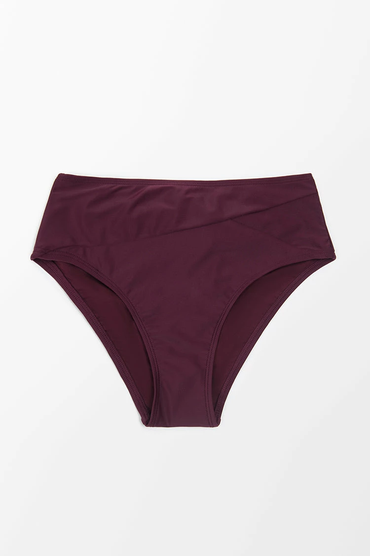 Best Pirce 🎁 Cupshe Shangrila Solids Folded High Waist 👙 Bikini Bottom ✔️ 3 Best Pirce 🎁 Cupshe Shangrila Solids Folded High Waist 👙 Bikini Bottom ✔️ - Image 3