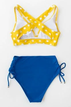 Best deal 👍 Cupshe Blue Side Ruched High Waisted 👙 Bikini Bottom 😀 -Cupshe Online Shop 3 9d20682f 0591 4cfd 8a40 5358166fe449