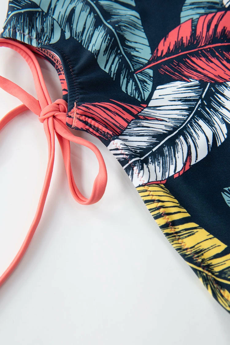 Outlet β Cupshe Pink And Leafy Triangle High Waisted π Bikini π 5 Outlet β Cupshe Pink And Leafy Triangle High Waisted π Bikini π - Image 5