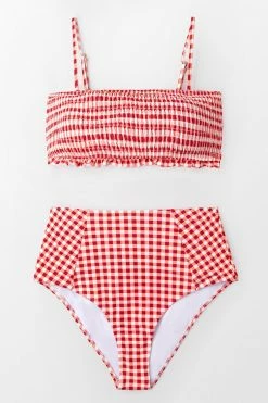 Coupon 🛒 Cupshe Red Gingham Smocked 👙 Bikini ✨ -Cupshe Online Shop 3 a48d4c94 a6eb 4854 b964 fb766c6b7e87