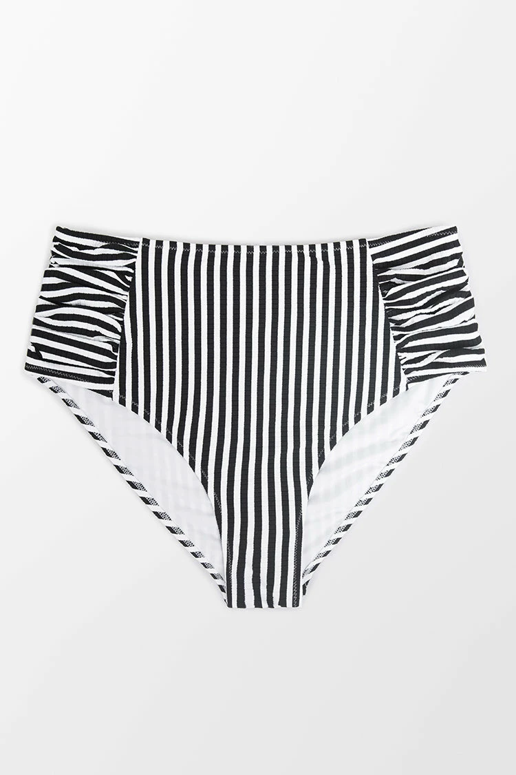 Best Sale π Cupshe Chaya Striped Ruched Plus Size π Bikini Bottom π₯ 3 Best Sale π Cupshe Chaya Striped Ruched Plus Size π Bikini Bottom π₯ - Image 3