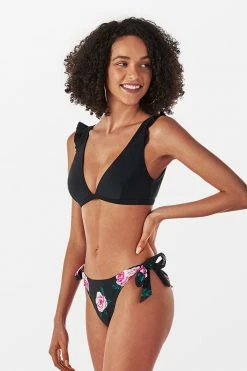 Best Pirce 🛒 Cupshe Melody Floral Side Ties Ruffle 👙 Bikini 🎁 -Cupshe Online Shop 3 b638b7fd b129 457c 8972 4fa3a92210a1