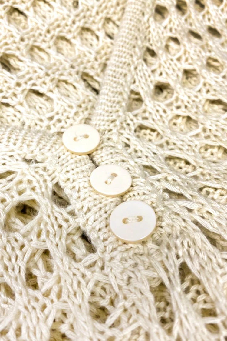 Cheap π Cupshe Sonora V-neck Elastic Waist Crochet Cover Up π 3 Cheap π Cupshe Sonora V-neck Elastic Waist Crochet Cover Up π - Image 3