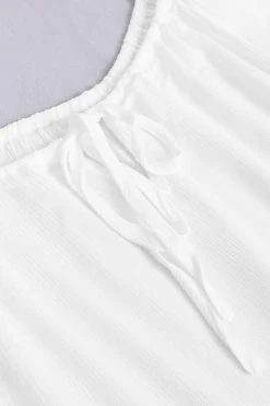 Cheapest 👏 Cupshe Paloma White Off Shoulder Drawstring 👗 Dress 🔥 -Cupshe Online Shop 3 b9986ce8 2511 4bf5 a545 f573aa63838d