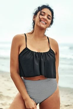 Cheap ✔️ Cupshe Ruffle Plus Size 👙 Bikini With High Waisted Bottom 😍 -Cupshe Online Shop 3 bbc5e6c0 c408 4a48 9533 79beb60ca127