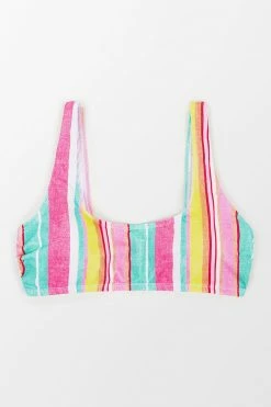 Discount 🛒 Cupshe Soleil Stripe Bralette 👙 Bikini Top ⭐ -Cupshe Online Shop 3 bf0d834a fee5 44fe 904c f4ebe588fca7