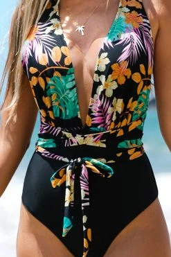 Buy 😀 Cupshe Valeria Criss Cross Tropical One Piece 🩱 Swimsuit ⌛ -Cupshe Online Shop 3 cf93165e c47e 48e7 b827 dc1ae9146bc3