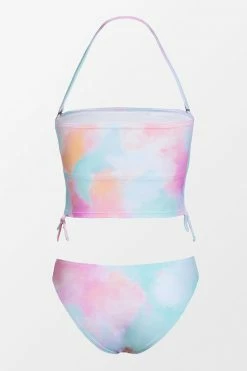 Outlet 😀 Cupshe Wendy Tie Dye Halter Side Tie 👙 Bikini 💯 -Cupshe Online Shop 3 d593caed 41b1 4e81 a839 4f28a4e54474