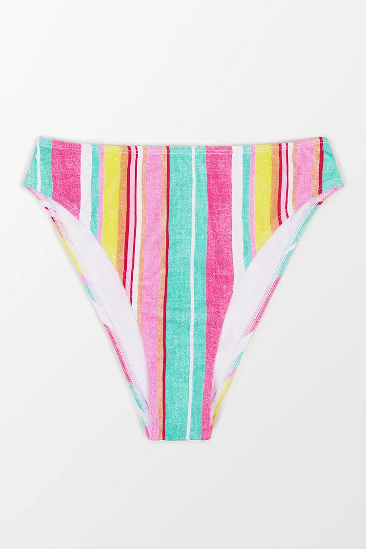 Best Sale π― Cupshe Soleil Stripe Cheeky High Leg High Waist π Bikini Bottom β 3 Best Sale π― Cupshe Soleil Stripe Cheeky High Leg High Waist π Bikini Bottom β - Image 3