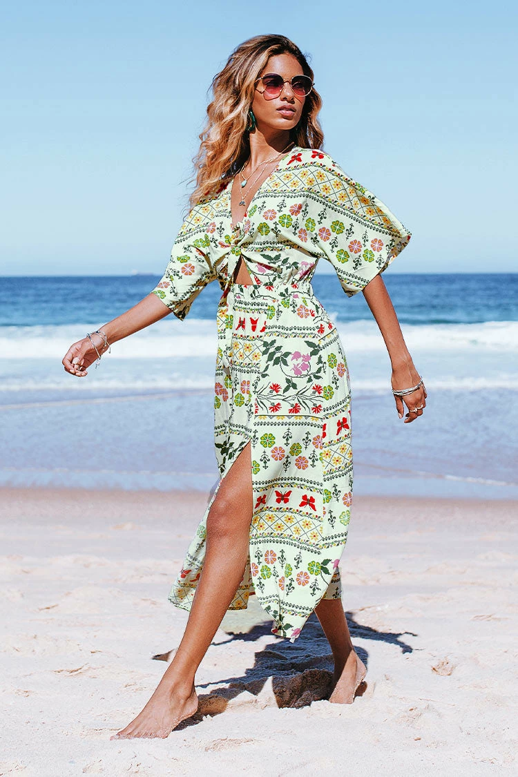 Cheap π Cupshe Ellison Floral Tie Front π Dress βοΈ 3 Cheap π Cupshe Ellison Floral Tie Front π Dress βοΈ - Image 3