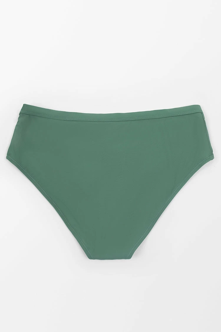 Promo 👏 Cupshe Braylee Green Ruched Plus Size 👙 Bikini Bottom 🎁 4 Promo 👏 Cupshe Braylee Green Ruched Plus Size 👙 Bikini Bottom 🎁 - Image 4