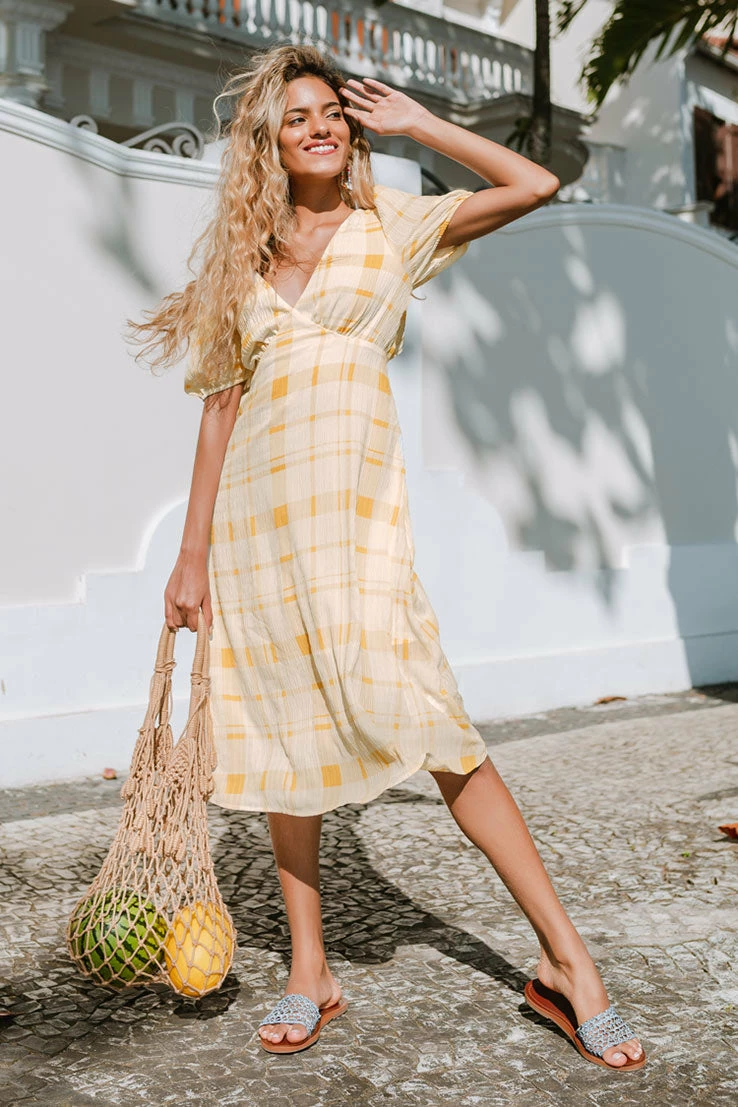 Top 10 βοΈ Cupshe Aleena Plaid V Neck π Dress π 3 Top 10 βοΈ Cupshe Aleena Plaid V Neck π Dress π - Image 3