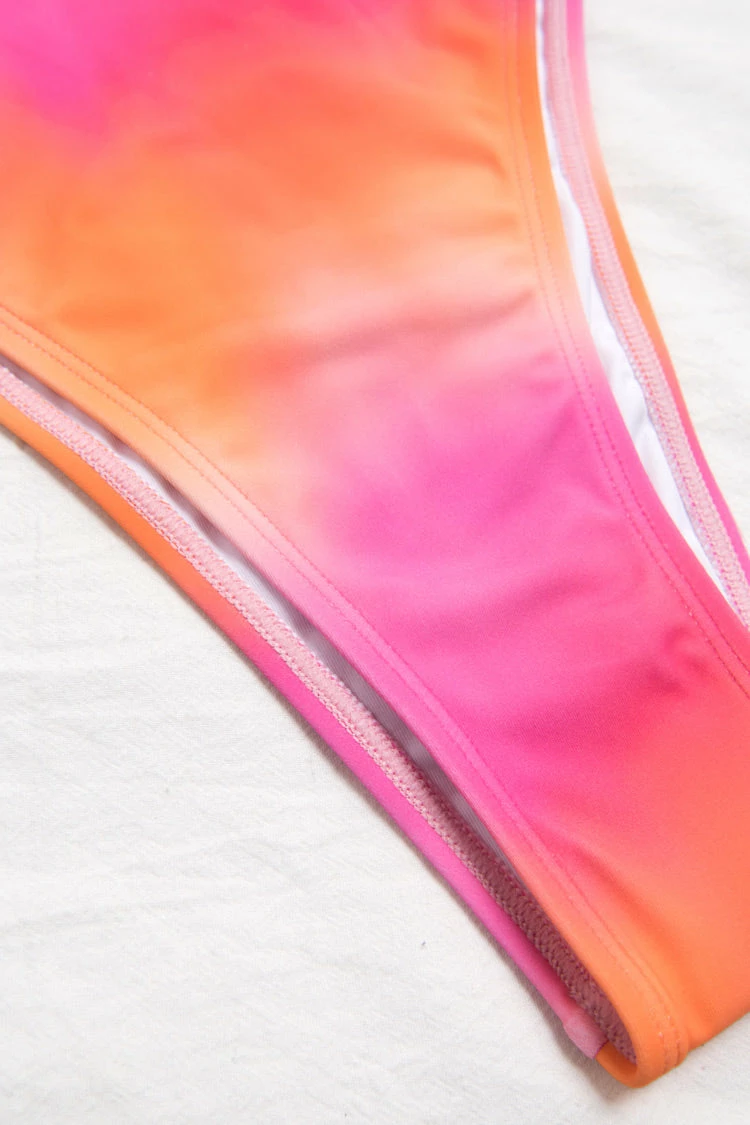 Best Sale ❤️ Cupshe Radiant Sun Ombre Bralette 👙 Bikini Top & High Waist 👙 Bikini Bottom ✨ 5 Best Sale ❤️ Cupshe Radiant Sun Ombre Bralette 👙 Bikini Top & High Waist 👙 Bikini Bottom ✨ - Image 5