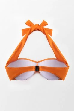 Outlet 👏 Cupshe Orange Halter Wide Straps 👙 Bikini Top 🌟 -Cupshe Online Shop 3 f0192707 cfa4 4655 9e9c 976d599ca423