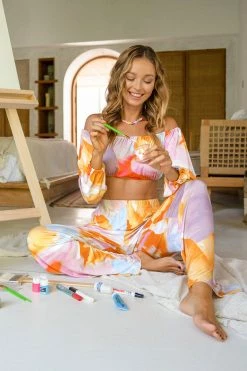 Best deal 🎁 Cupshe Desert Bloom Off Shoulder Long Sleeve Crop Sweatshirt ⌛ -Cupshe Online Shop 3 f6b71963 acd3 4c9b 8421 06ebdddcff79