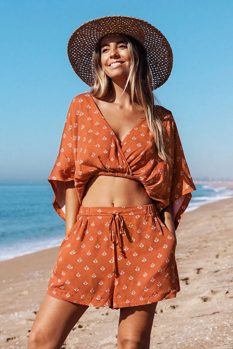 Hot Sale π Cupshe Diane Geometric Print Drawstring Waist Shorts π€© 3 Hot Sale π Cupshe Diane Geometric Print Drawstring Waist Shorts π€© - Image 3