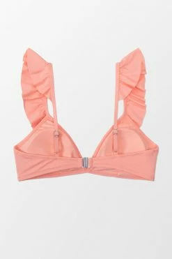 Cheap 💯 Cupshe Aubree Ruffle V-neck Back Hook 👙 Bikini Top 👍 -Cupshe Online Shop 3 f9c87681 d0ed 45bf 9082 9218df60d4d9