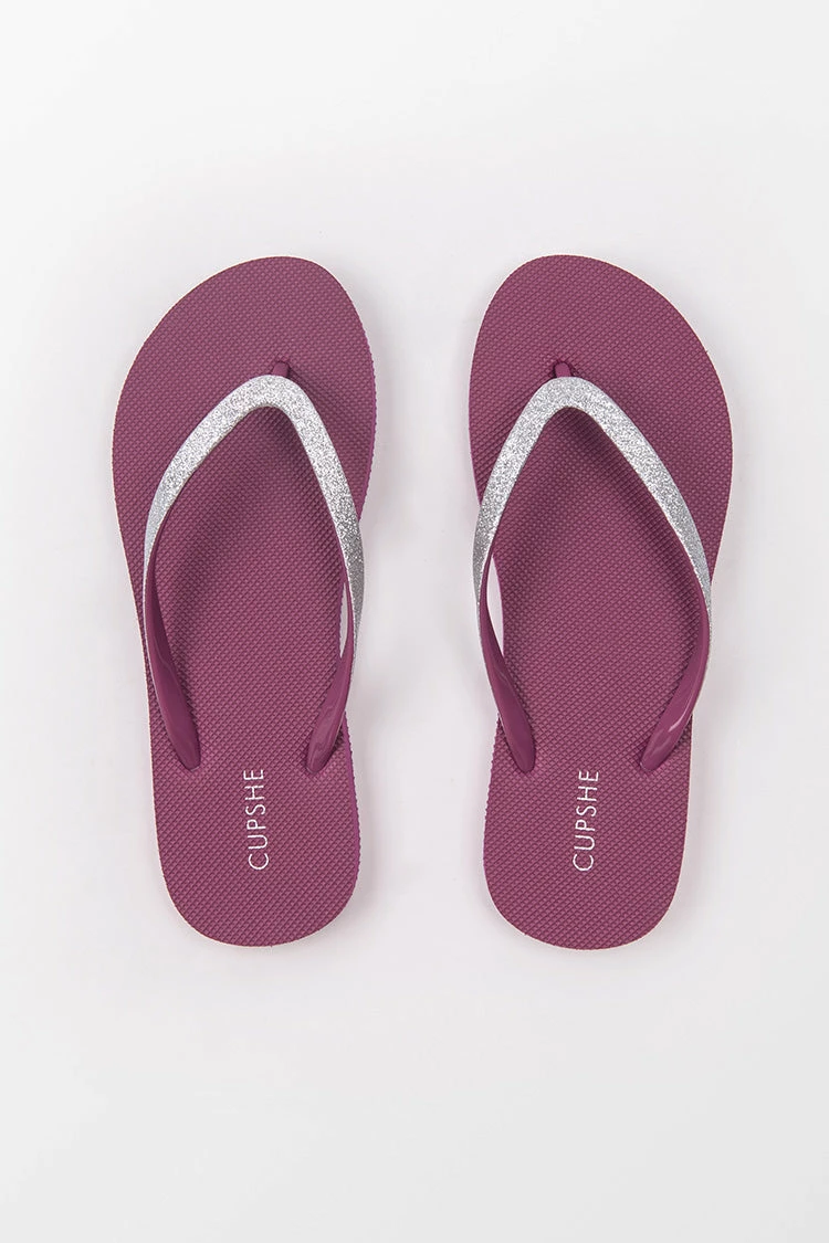 Budget π Cupshe Mulberry Fuchsia Flip Flops β 4 Budget π Cupshe Mulberry Fuchsia Flip Flops β - Image 4