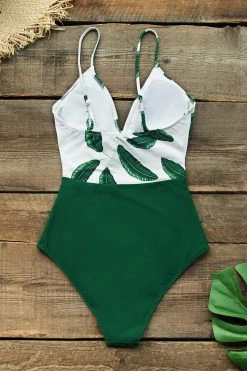 Outlet π Cupshe Banana Leaf Twist-Front One Piece π©± Swimsuit π 7 Outlet π Cupshe Banana Leaf Twist-Front One Piece π©± Swimsuit π -Cupshe Online Shop 4 1