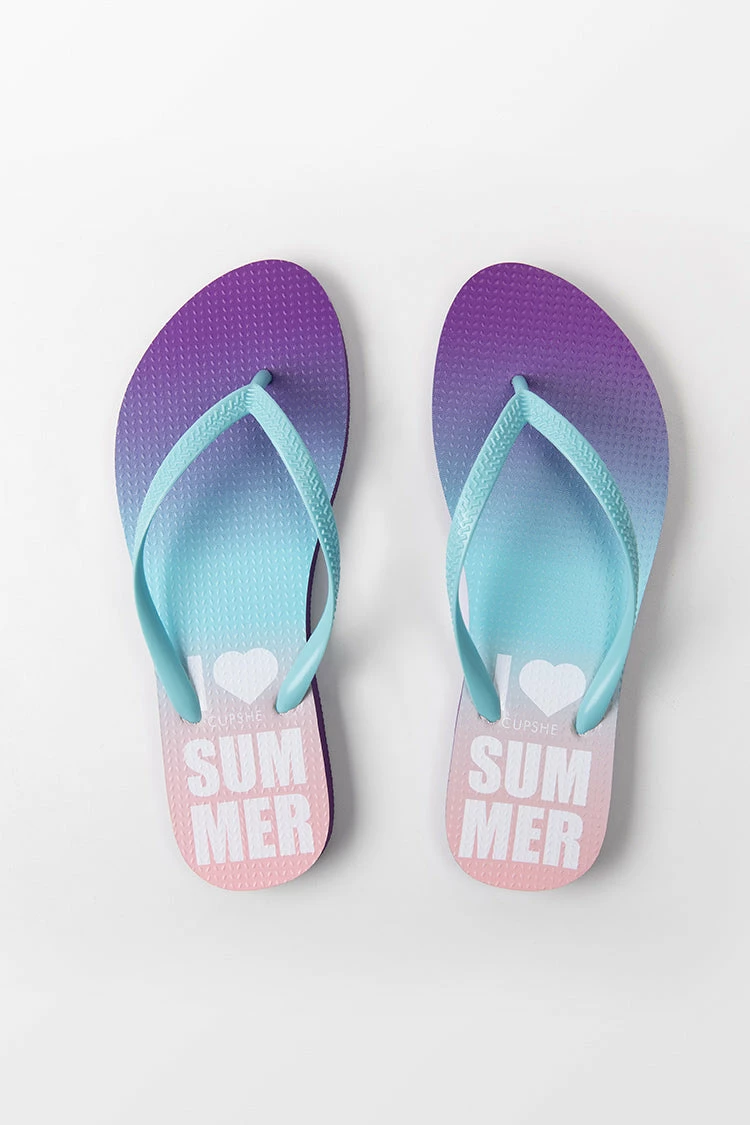 Cheap 𧨠Cupshe βοΈ Summer Love Gradient Flip Flops π 5 Cheap 𧨠Cupshe βοΈ Summer Love Gradient Flip Flops π - Image 5