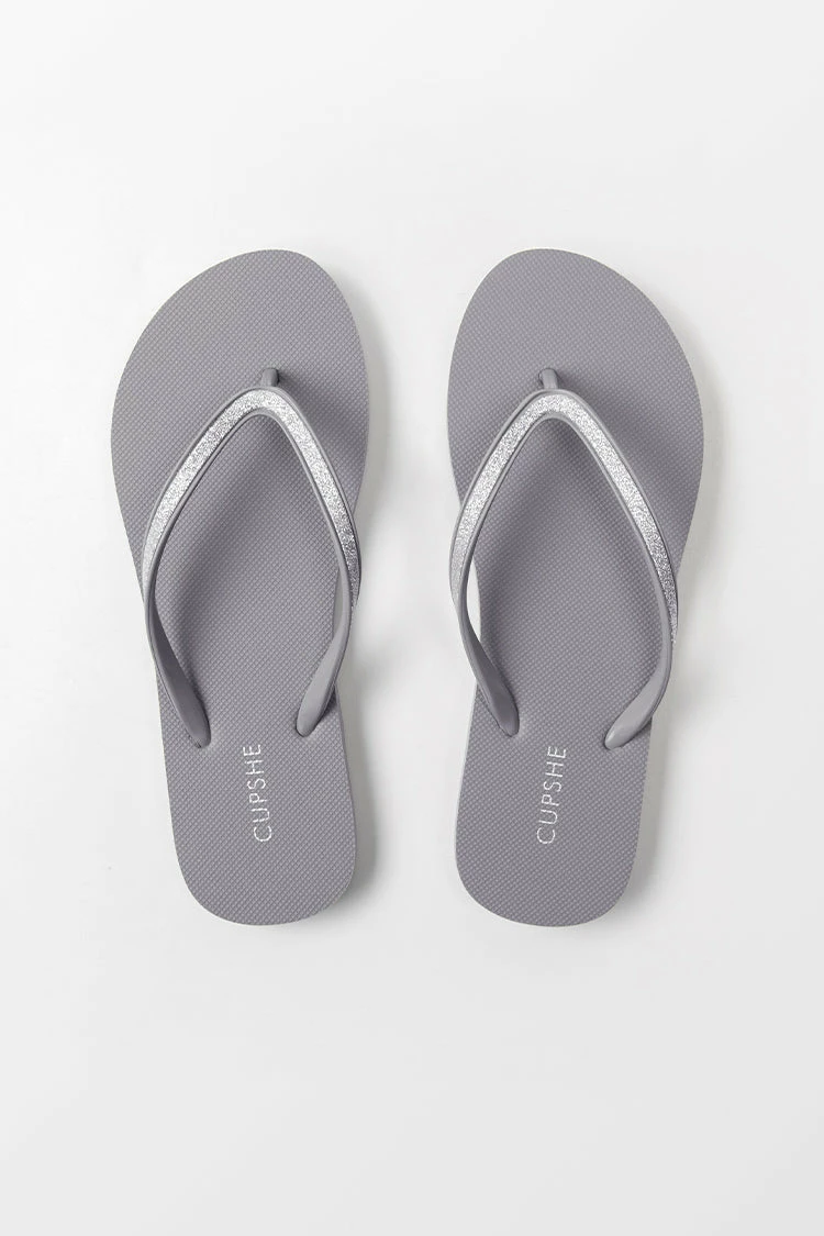 Hot Sale π― Cupshe Slate Grey Flip Flops π€© 4 Hot Sale π― Cupshe Slate Grey Flip Flops π€© - Image 4
