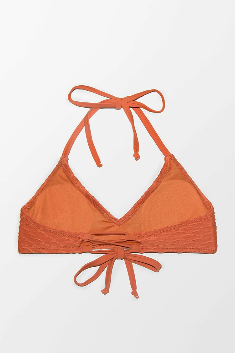 Outlet β Cupshe Eloise Textured Halter π Bikini Top β 4 Outlet β Cupshe Eloise Textured Halter π Bikini Top β - Image 4