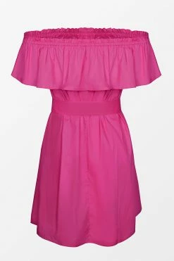 Best Sale ⌛ Cupshe Marlene Pink Ruffle Off Shoulder Tie Waist 👗 Dress ⭐ -Cupshe Online Shop 4 2 cbe59788 680c 4736 a1f5 a080a8dffde6