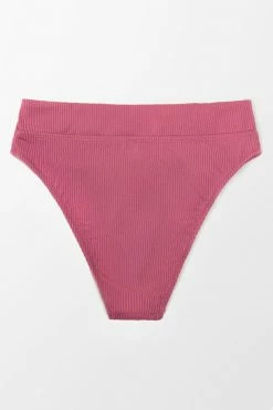 Best Pirce 🔥 Cupshe Carson Rib High Waisted 👙 Bikini Bottom 🌟 -Cupshe Online Shop 4 2a244630 d56e 42c1 9d06 66276f3921de