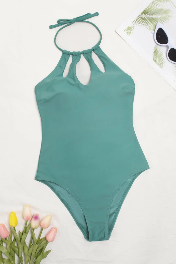 Brand new ✔️ Cupshe Seaside Holiday High Neck Cutout One Piece 🩱 Swimsuit 😀 3 Brand new ✔️ Cupshe Seaside Holiday High Neck Cutout One Piece 🩱 Swimsuit 😀 - Image 3