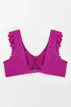 Best Sale 😍 Cupshe Amira Fuchsia Ruffle Back Hook Plus Size 👙 Bikini Top 🌟 -Cupshe Online Shop 4 3 fe7da6ad 9303 493e 8246 40c66fe72d75